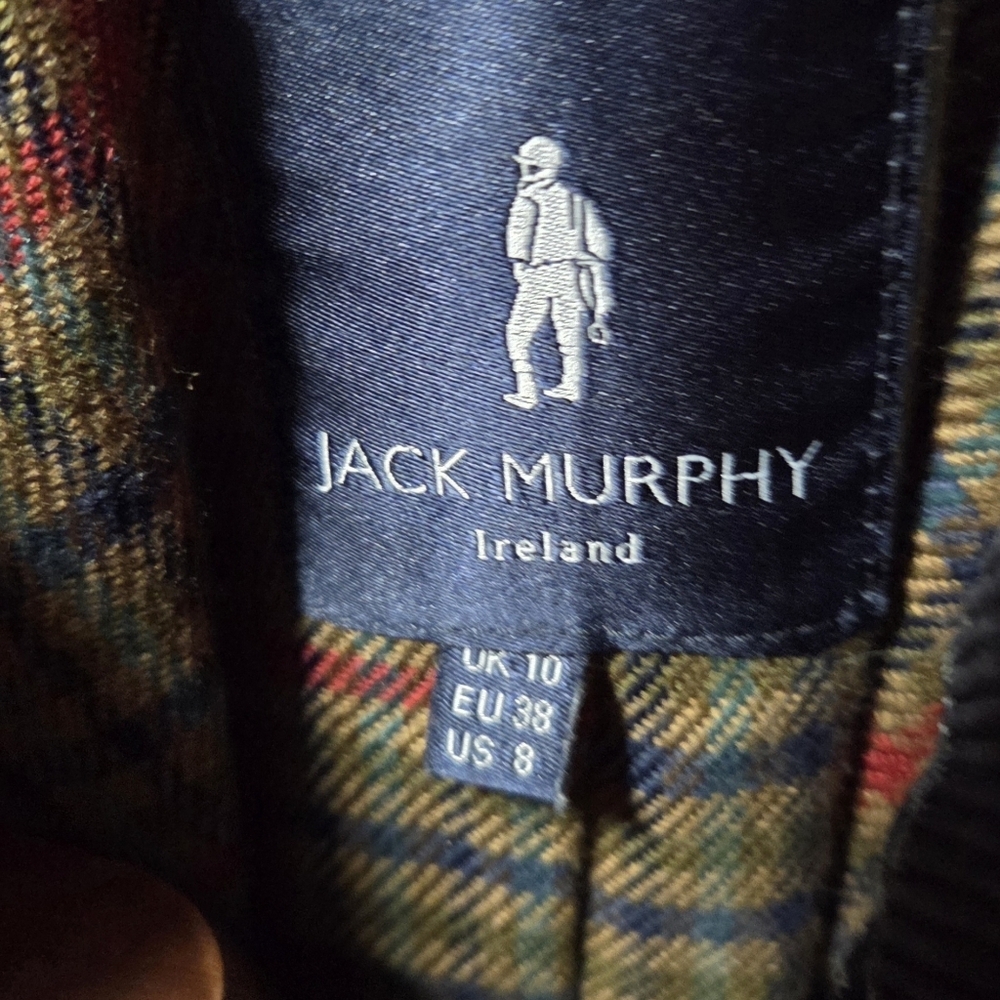 Jack Murphy Ireland Cotswold Waterproof Navy Blue Hoodee Rain Coat Size 8 - Picture 8 of 10